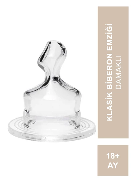 Bambino Klasik Biberon Emziği Damaklı 18+ Ay - T155 -