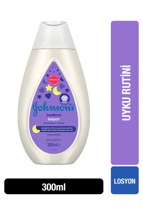 Johnsons Bedtime Boya İçermez Losyon 300 Ml NaturalCalm Aromalı