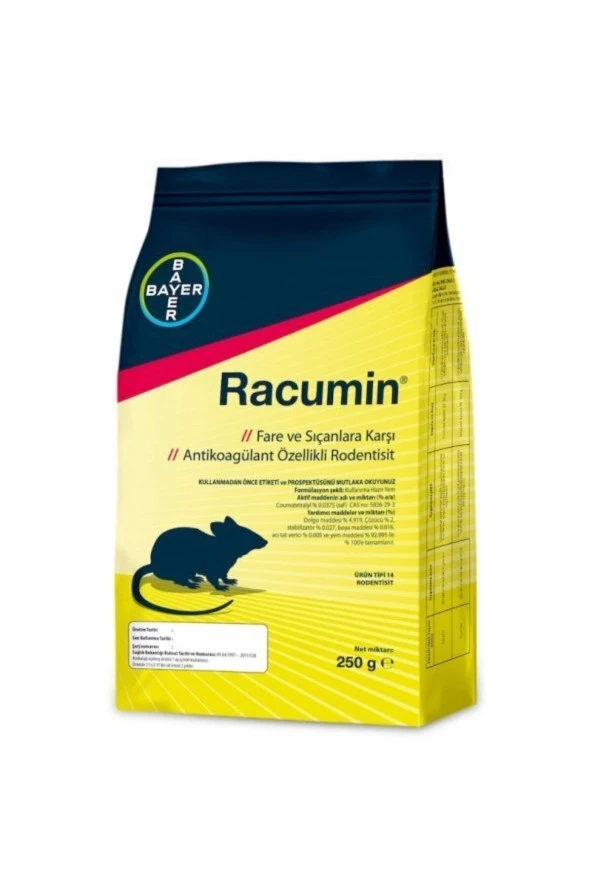 Bayer Racumin Fare Ve Sıçan Yemi 250 Gr