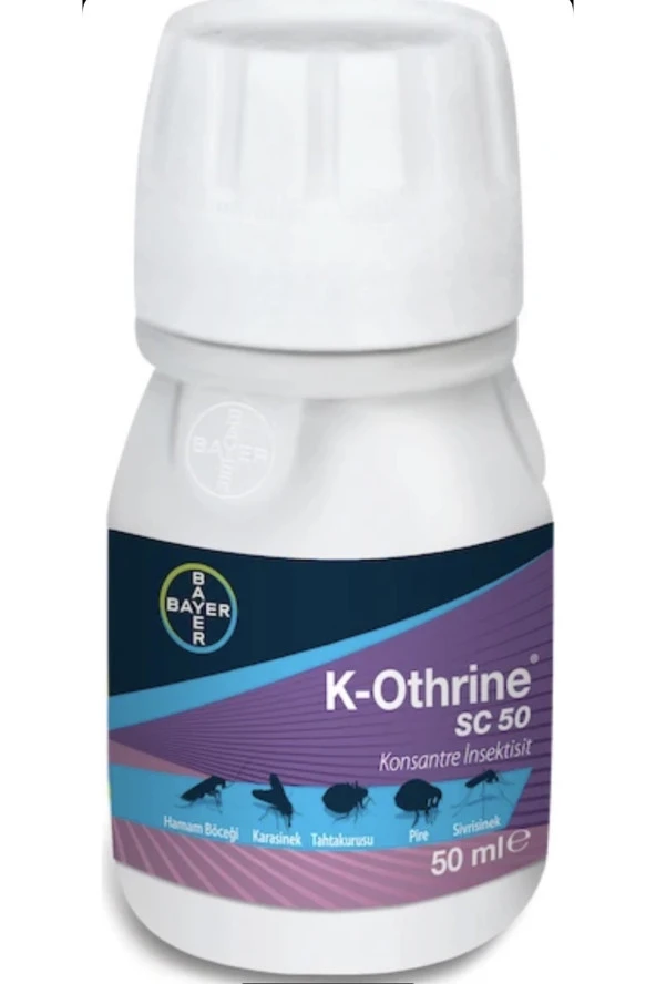 Bayer K-othrine Sc50 Kokusuz Genel Haşere Ilacı 50 ml Skt.2026