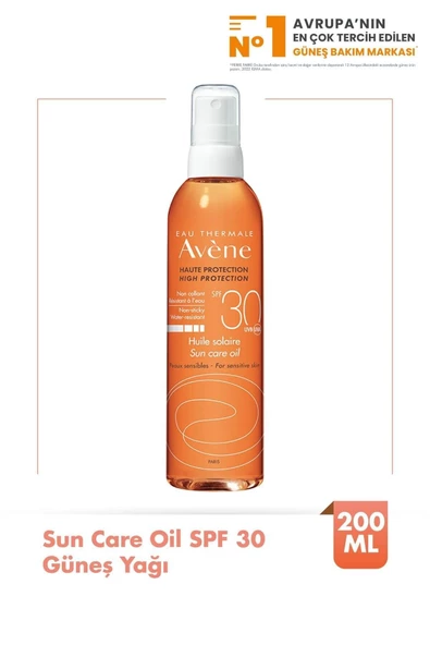 Avene Huile Solaire SPF30 Vücut Yağı 200 ml