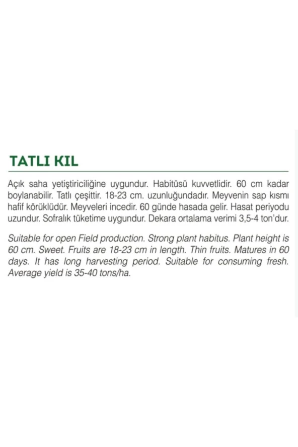 AGRODAL TARIM Ata Tohumu Yöresel Yerli Doğal Tatlı Kıl Sivri Biber 100 Adet Tohum - Resim 2