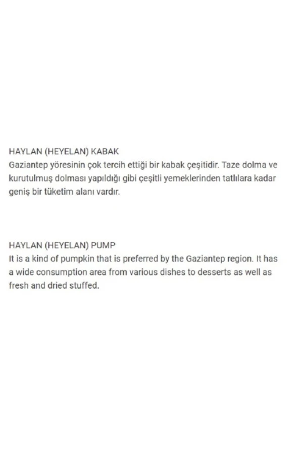 GREEN SOUTH Ata Tohumu Yerli Haylan (heyelan) Kabak 20 Adet Tohum - Resim 2