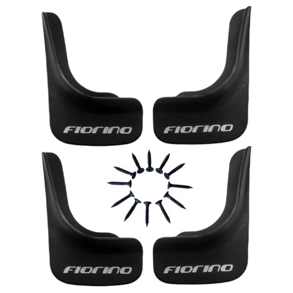 Fiat Fiorino Uyumlu 4 lü Ön-Arka Paçalık Tozluk Çamurluk U1FIOX002YD