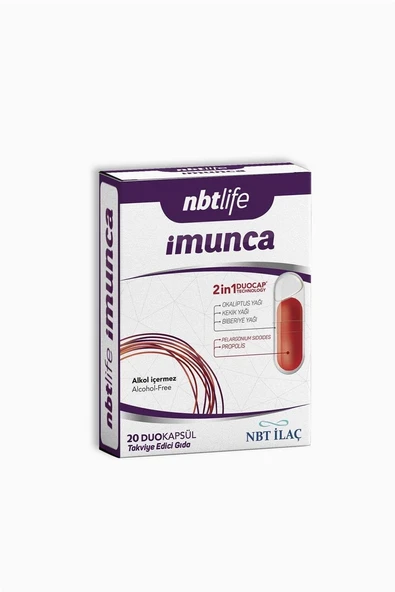 Nbt Life İmunca 20 Duo Kapsül