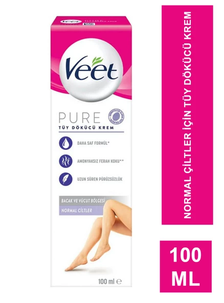 Veet Pure Tüy Dökücü Krem Normal Ciltler İçin 100 ml