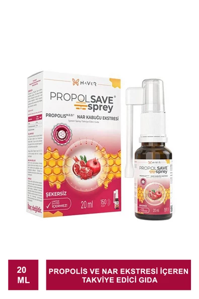 Haver Propolsave Propolis Nar Kubuğu Ekstresi Sprey 20 ml