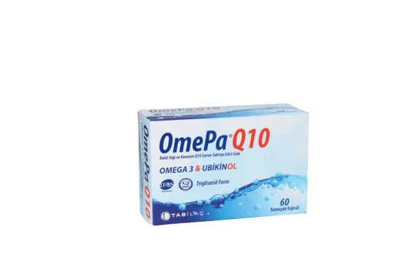 OmePa Q10 Omega3 & Ubikinol 60 Kapsül