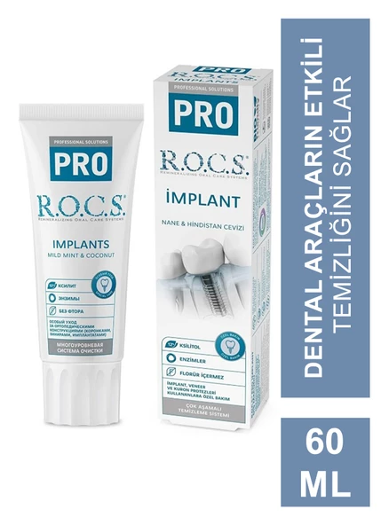 Rocs İmplants Diş Macunu 60 ml