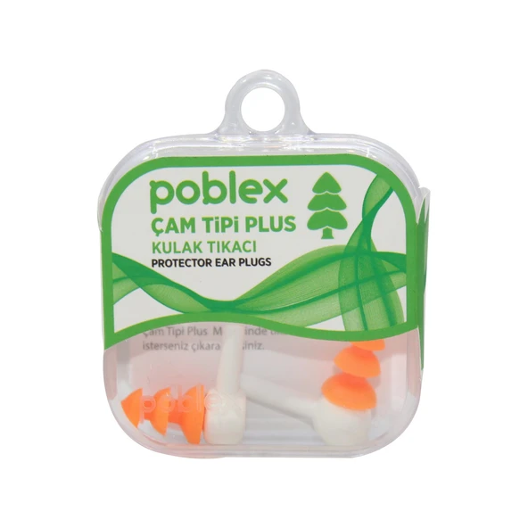 Poblex Çam Tipi Plus Kulak Tıkacı - L -