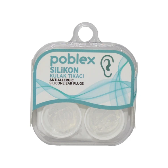 Poblex Silikon Kulak Tıkacı 4'lü