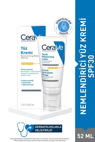 Cerave Spf 30 Yüz Kremi 52 ml