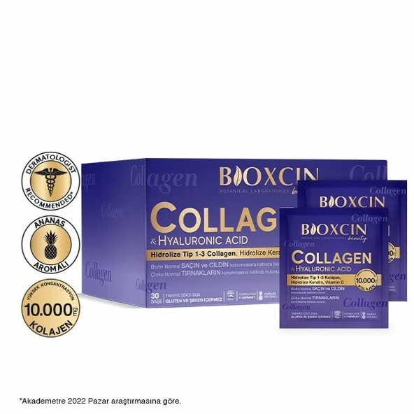 Bioxcin Collagen Hyaluronic Acid 30 Şase