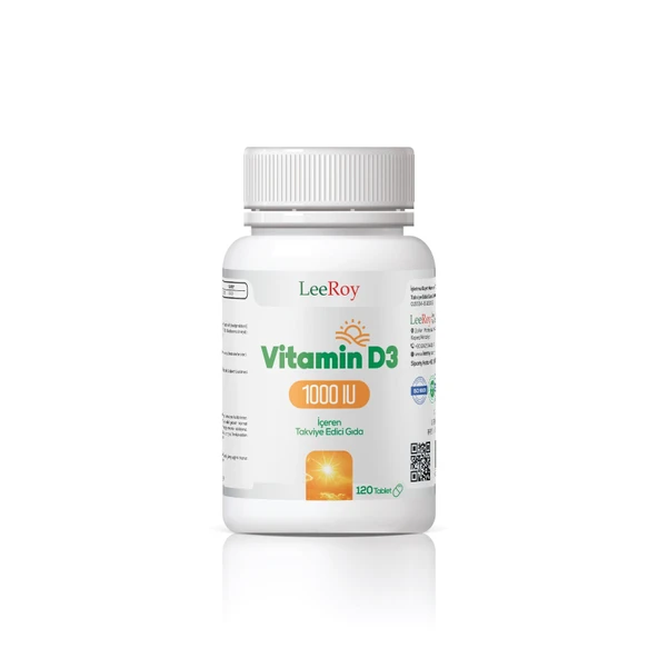 LeeRoy Vitamin D3 1000mg 120 Tablet