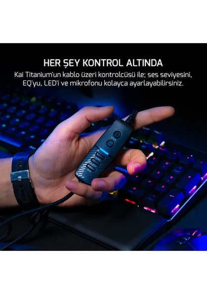 GAMEPOWER KAI TITANIUM 7.1 RGB GAMING KULAKLIK - 8