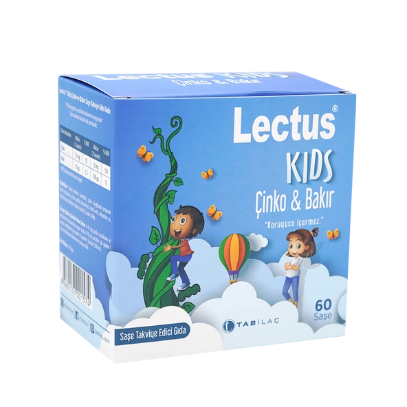 Lectus Kids Çinko& Bakır 60 Saşe