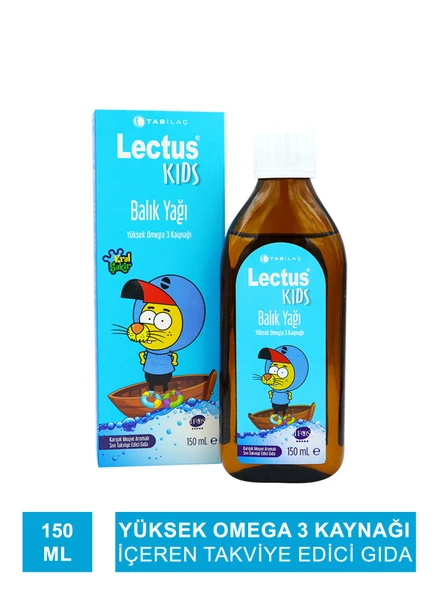 Lectus Kids Balık Yağı Karışık Meyve Aromalı 150 ml