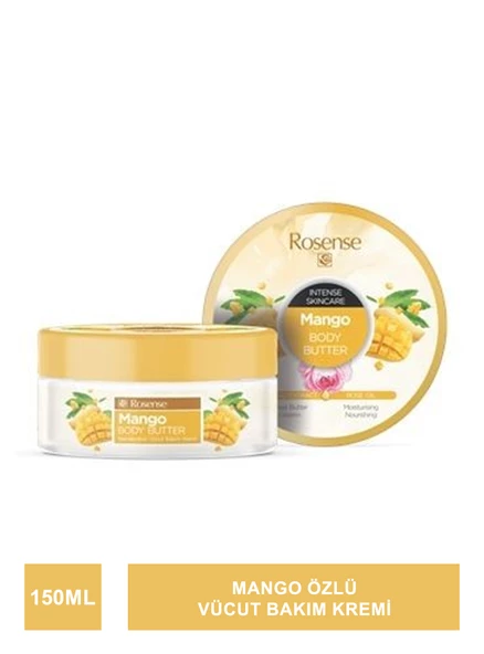 Rosense Mango Body Butter - Nemlendirici Vücut Bakım Kremi - 150 ml