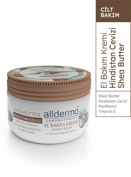 Alldermo El Bakım Kremi - Hindistan Cevizi - 250 ml