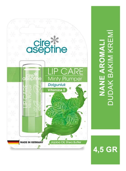 Cire Aseptine Nane Aromalı Dudak Bakım Kremi 4,5 gr