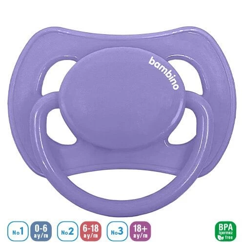 Bambino Kelebek Damaklı Emzik 18+ Ay - P2480 -Mor Mor