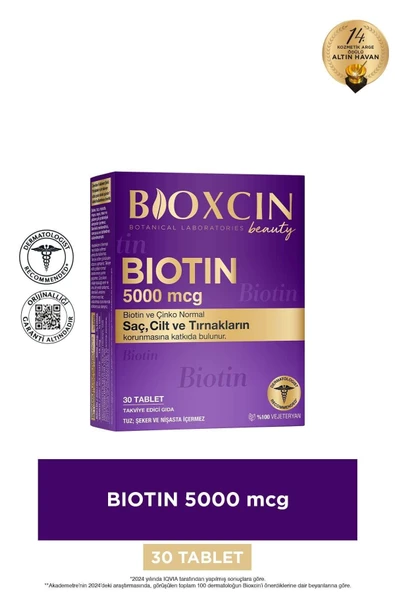 Bioxcin Biotin 5000mcg 30 Tablet