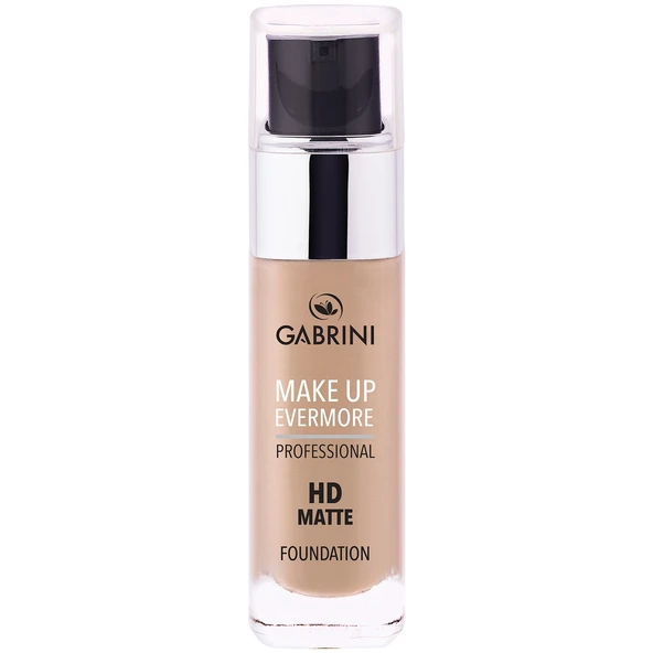 Gabrini Mat Fondöten Professional Hd Matte Foundation No:1