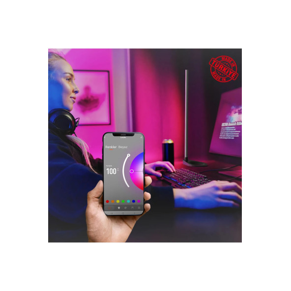 Bilicra Locate Akıllı Dekoratif Lambader - Masaüstü Tipi