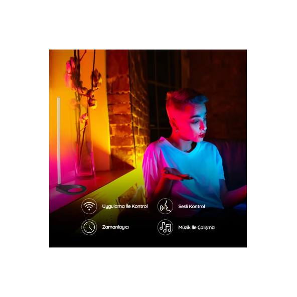 Bilicra Locate Akıllı Dekoratif Lambader - Masaüstü Tipi - 2