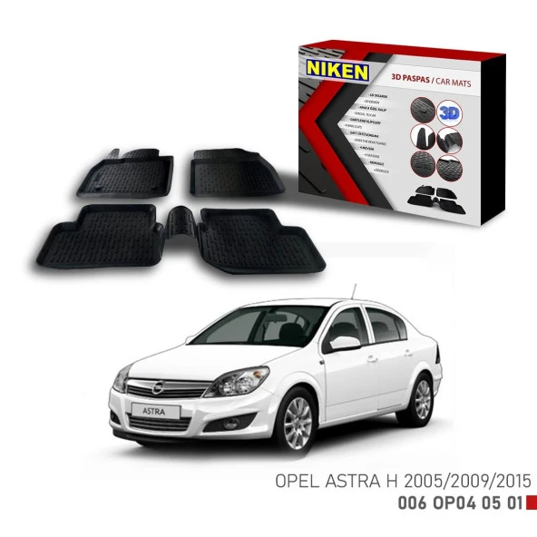 Opel Astra H için Uyumlu 2005-2009-2015 3D Paspas ürün görseli