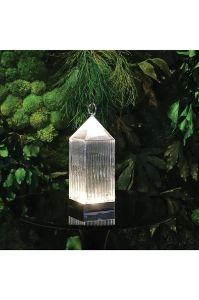 LW-19 Kristal Elmas 16 Renkli Masa Lambası Kumandalı Romantik Akrilik Led Gece Lambası - 2