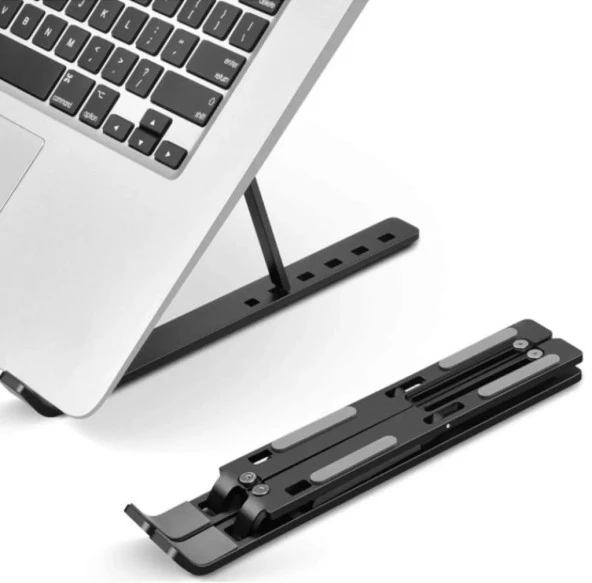Blic BLT-18 Aliminyum Ayarlı Laptop Macbook Uyumlu Notebook Yükseltici Tutucu - 2