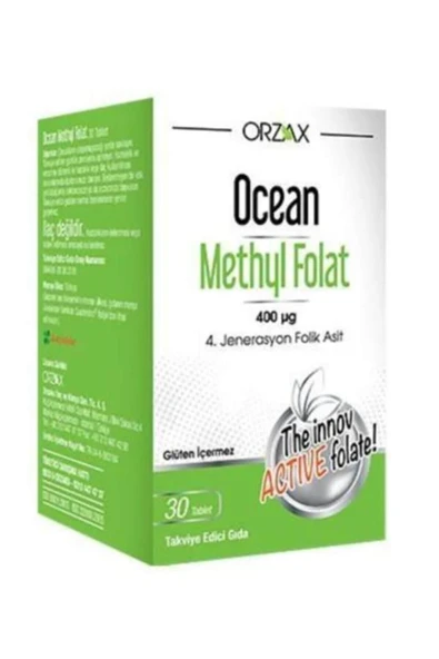 Ocean Methly Folat 400mg 30 Tablet