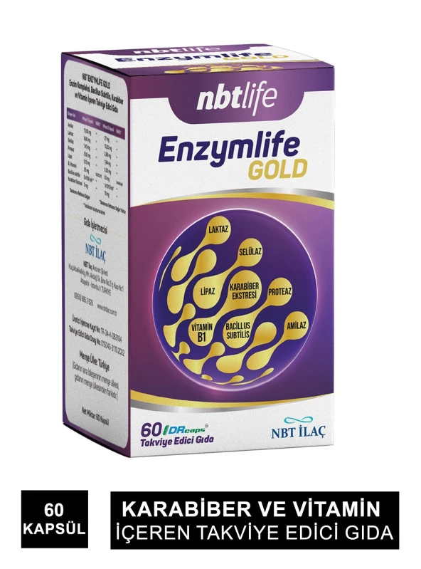 Nbt Life Enzymlife Gold 60 Kapsül