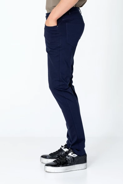 Erkek Regular Fit Rayon Örme Extra Rahat Seyahat Pantolonu - 8