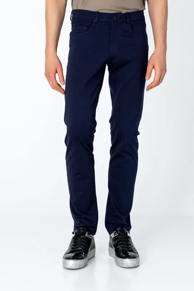 Erkek Regular Fit Rayon Örme Extra Rahat Seyahat Pantolonu - 7