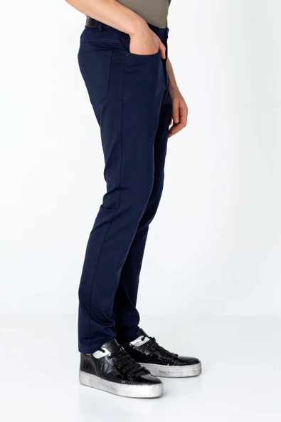 Erkek Regular Fit Rayon Örme Extra Rahat Seyahat Pantolonu - 10