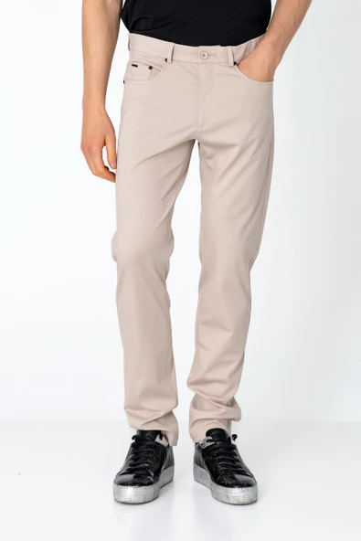 Erkek Regular Fit Rayon Örme Extra Rahat Seyahat Pantolonu - 12