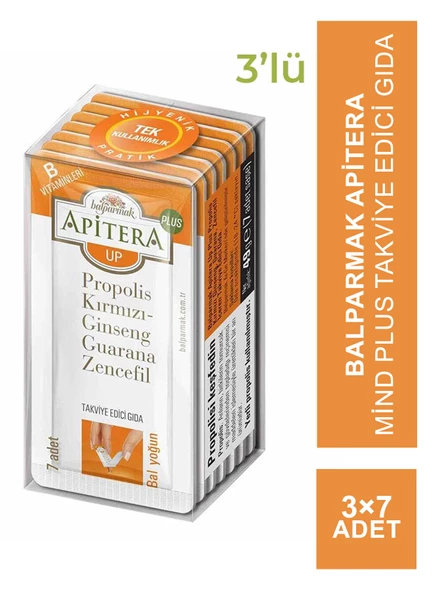 Balparmak Apitera Up Plus 3 Adet 7 x 7 GR