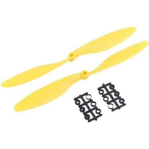 1 Çift 1045 (10" 10x4.5) Pervane Seti (Sarı) ürün görseli