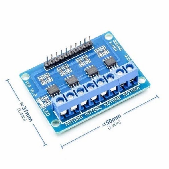 HG7881 4 Kanallı DC Motor Sürücü Kartı - Resim 2