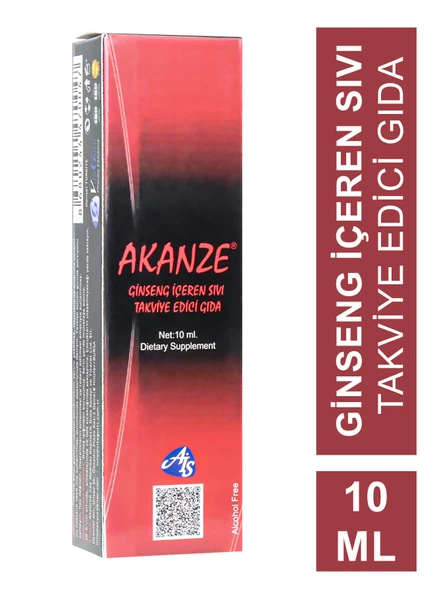 Akanze Takviye Edici Gıda 10 ml