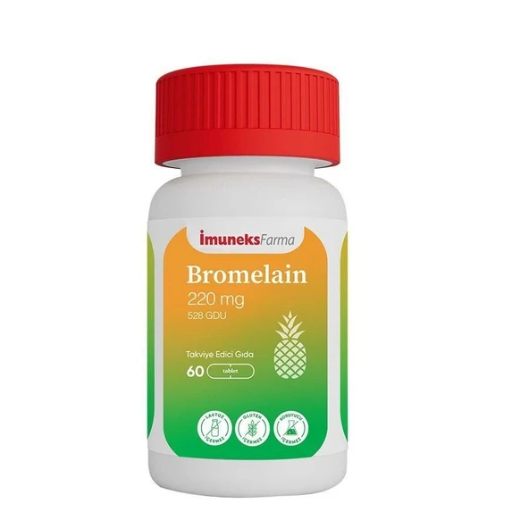 İmuneks Bromelain 220mg 60 Tablet