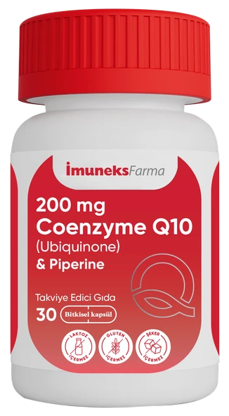 İmuneks Koenzim Q10 200mg 30 Kapsül