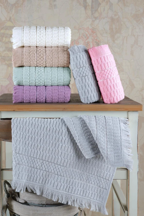 Aysu | 6lı 50x90 cm El&Yüz Havlu Seti - 2