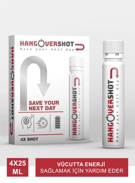 HangoverShot Save Your Next Day 4 X 25ml Shot