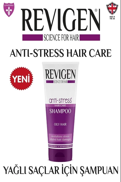Revigen Anti-Stress Oily Hair Shampoo - Yağlı Saçlar - 250 ml