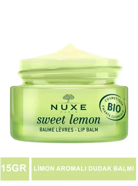 Nuxe Sweet Lemon Lip Balm Besleyici Onarıcı Dudak Bakım Kremi 15gr