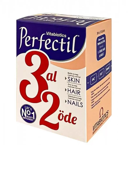 Vitabiotics Perfectil Skin , Hair , Nails 3Al2Öde 3x30 Tablet
