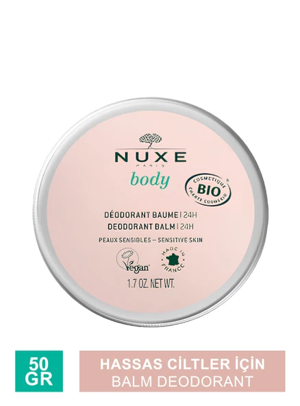 Nuxe Body Deodorant Balm -Krem Deodorant-50gr